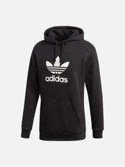 (DT7964) TREFOIL HOODIE-BLACK